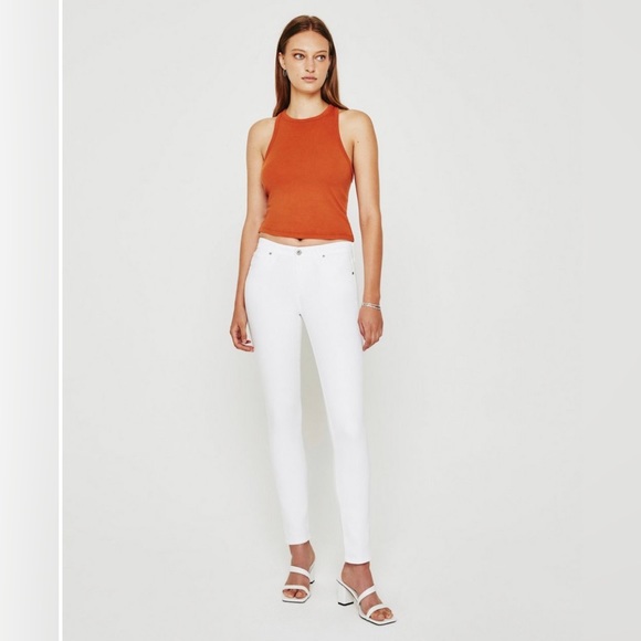 Like New •AG Adriano Goldschmied • The Prima Mid Rise Cigarette Jeans - Picture 3 of 5